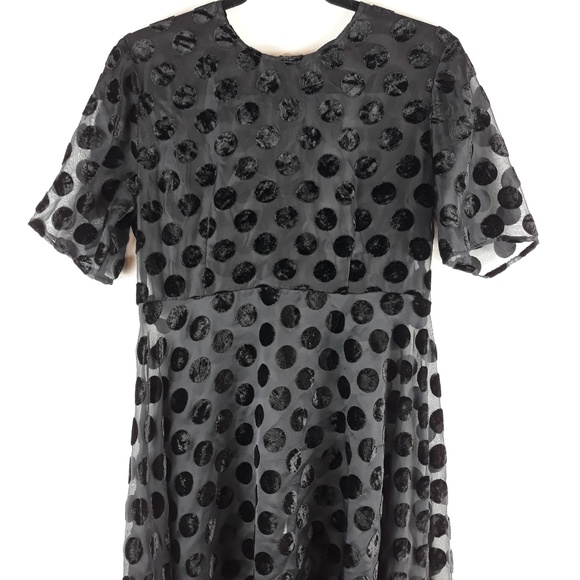 polka dot tunic top